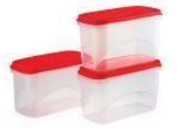 Frostee Container 950 Ml (2850 Ml) (Red)